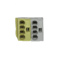 MTN689702 - Branch terminal yellow/white yellow/white, Schneider Electric