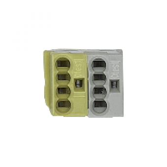 MTN689702 - Branch terminal yellow/white yellow/white, Schneider Electric