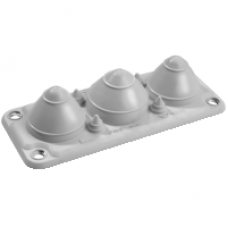 NSYAECPFLT7 - Spacial - Cable entry membrane type FL21 with 7 entrances IP66, Schneider Electric