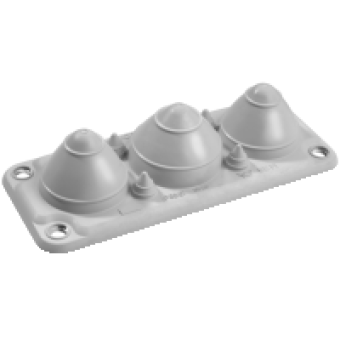 NSYAECPFLT7 - Spacial - Cable entry membrane type FL21 with 7 entrances IP66, Schneider Electric