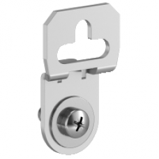 NSYAEFPFSB - Set of 4 wall fixing lugs made of steel. For Spacial SBM boxes, Schneider Electric