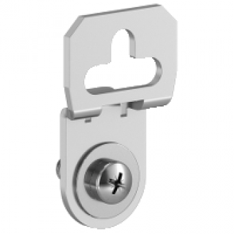 NSYAEFPFSB - Set of 4 wall fixing lugs made of steel. For Spacial SBM boxes, Schneider Electric NSYAEFPFSB - Set of 4 wall fixing lugs made of steel. For Spacial SBM boxes, Schneider Electric