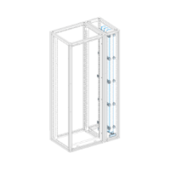 NSYBVS800L - 2 ver. busbar sup. In 3200A 10 mm bars. Bars distance 115mm. For 800mm widths, Schneider Electric