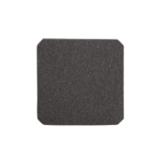 NSYCAF108 - Filter four Outlet grille or filterfan cut-out Ø108mm ext dim 124x124mm IP20, Schneider Electric