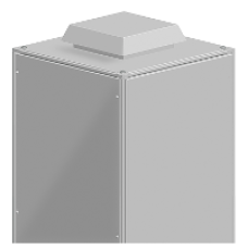 NSYCAF228R - Filter for roof outlet grille or filterfan roof IP54 for cut-out 228x228mm, Schneider Electric