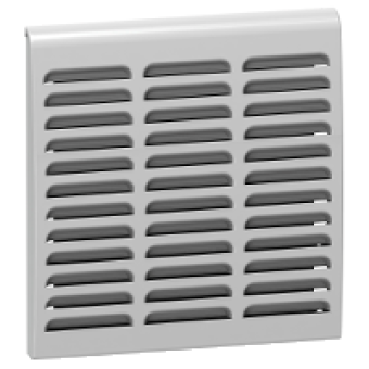 NSYCAG223LFHD - ClimaSys FHD outdoor heavy duty - IP55 metal grille - cut-out 223x223 , Schneider Electric