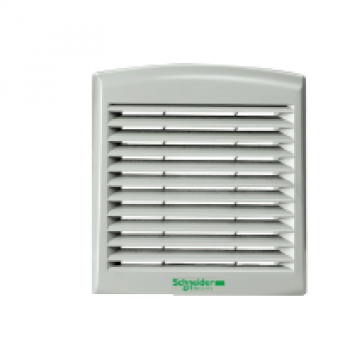 NSYCAG223LPF - outlet grille plast cut out 223x223mm ext dim 268x248mm IP54, Schneider Electric