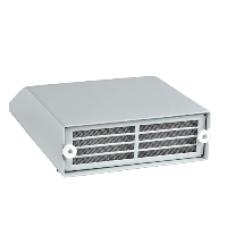 NSYCAP223LZF - Painted steel cover cut-out 223x223mm with filter IP55, Schneider Electric