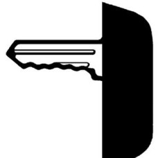 NSYCL405CRN - Complete manual handle lock operated with key 405 (2) for Spacial CRN enclosure, Schneider Electric