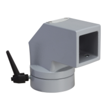 NSYCMUCC50 - Horizontal rotating fixing square 50 mm RAL 7040. For S3CM HMI encl., Schneider Electric