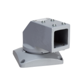 NSYCMUMC50 - Horizontal rotating bracket square 50 mm RAL 7040. For S3CM HMI encl., Schneider Electric