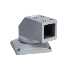 NSYCMUMC80 - Horizontal rotating bracket square 80 mm RAL 7040. For S3CM HMI encl., Schneider Electric