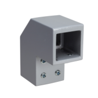 NSYCMUTC80 - Fixed bracket square 80 mm RAL 7040. For SPACIAL S3CM HMI encl., Schneider Electric