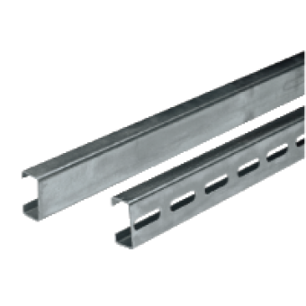 NSYCN20 - Symmetric C-shaped rails 21x11x10. Length 2000mm. Supply: 20 rails 2m., Schneider Electric