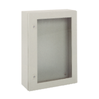 NSYCRN108250T - Spacial CRN tspt door w/o mount.plate. H1000xW800xD250 IP66 IK08 RAL7035.., Schneider Electric
