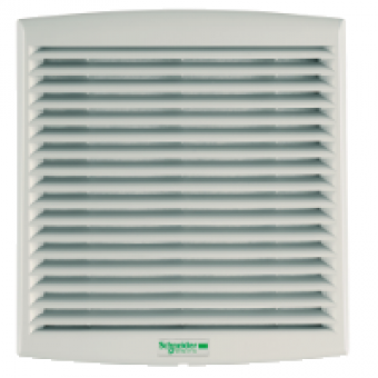 NSYCVF38M24DPF - ClimaSys forced vent. IP54 38m3/h 24V DC with outlet grille and filter G2, Schneider Electric