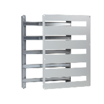 NSYDLCR24 - Modular chassis DLCR type for SPACIAL WM steel enclosure 24 modules H400xW300, Schneider Electric