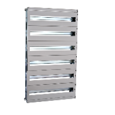 NSYDLM24 - Modular chassis DLM type for SPACIAL WM enclosure 24 modules H400xW300mm., Schneider Electric