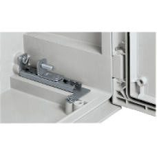 NSYDPLM200 - set of 4 step slides with brackets for adjustment of m.plate in PLM 43and 54, Schneider Electric