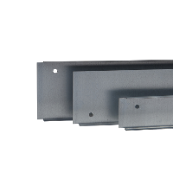 NSYEC462 - Spacial SF 2 entries cable gland plate - fixed by clips - 400x600 mm, Schneider Electric