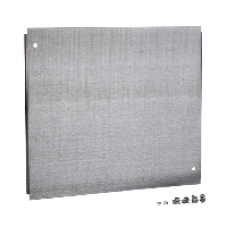 NSYEC85 - Spacial SF plain cable gland plate - fixed by clips - 800x500 mm, Schneider Electric