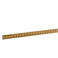 NSYECB1M153 - Earthing strip connection with 87 points - M5 - lenght 1m, Schneider Electric
