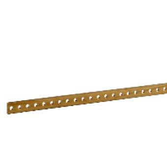 NSYECB1M153 - Earthing strip connection with 87 points - M5 - lenght 1m, Schneider Electric