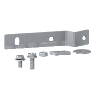 NSYEDCOC - Set of 2 combined fixing brackets for earthing collector bar and DIN rail., Schneider Electric NSYEDCOC - Set of 2 combined fixing brackets for earthing collector bar and DIN rail., Schneider Electric