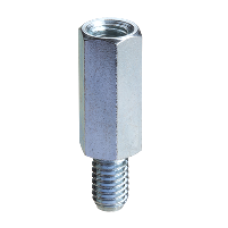 NSYEX206 - Hexagonal spacers M6 height 20 for raising mounting plates etc. Supply: 100, Schneider Electric