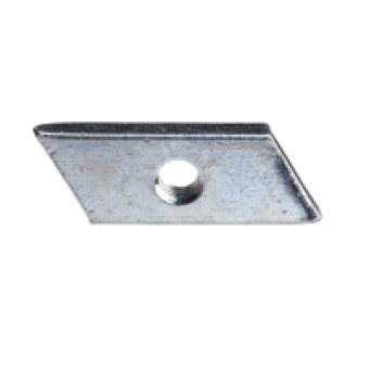 NSYFNM6 - Flat nut M6 for stand uprights. Supply: 50 units, Schneider Electric