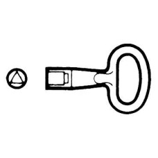 NSYLT8 - Metal key for 8mm triangle insert, Schneider Electric