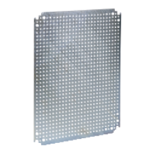 NSYMF1210 - Microperforated mounting plate H1200xW1000 w/holes diam 3 6mm on 12 5mm pitch, Schneider Electric