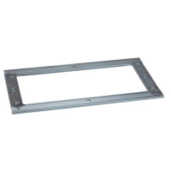 NSYMFPLAZ74 - metalic floor-fixing frame for vers.PLAZ or PLAZT W750xD420mm, Schneider Electric