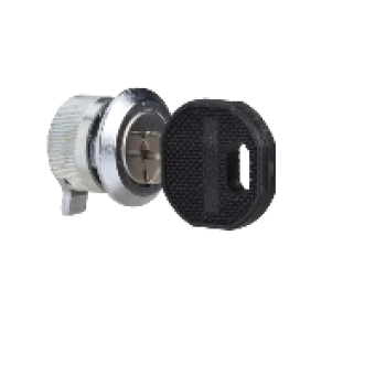 NSYMLT6 - Spacial SF lock with 6.5 mm triangle insert - for partial door folding panel, Schneider Electric