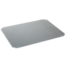 NSYMM1010 - Plain mounting plate H1000xW1000mm made of galvanised sheet steel, Schneider Electric