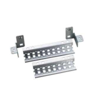 NSYMPB4SD - 4 rails and brackets to install mounting plates in control desk D400mm, Schneider Electric
