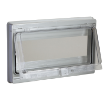 NSYMW10MR - Kit for fixing the switchgear. It includes a DIN rail and its 2 supports., Schneider Electric