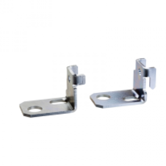NSYOL6GF - Brackets for fixing the plinth to the floor on points of previous version - M12, Schneider Electric