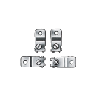 NSYPF27X - Stainless stell wall mounting lugs (set of 4 +fixings) for PLS box, Schneider Electric