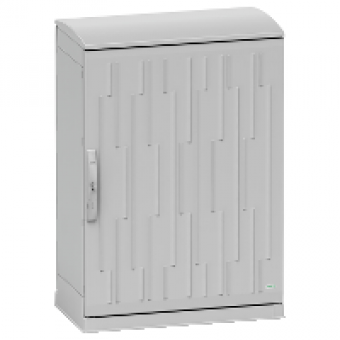 NSYPHDZT1274 - Thalassa PHD outdoor heavy duty-enclosure H1343 W750 D420 IP55 anti-posting door, Schneider Electric