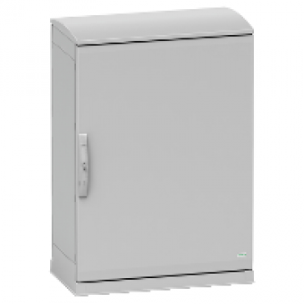 NSYPHDZT1274P - Thalassa PHD outdoor heavy duty - enclosure H1343 W750 D420 IP55 plain door, Schneider Electric