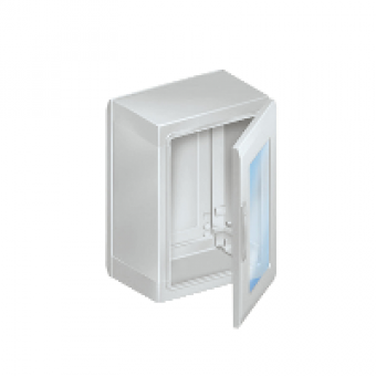 NSYPLA12103TG - Floor standing encl. polyester vers.PLA compl.sealed 1250x1000x320 IP65 glazed, Schneider Electric