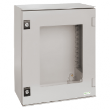 NSYPLM75TG - wall-mounting enclosure polyester monobloc IP66 H747xW536xD300mm glazed door, Schneider Electric NSYPLM75TG - wall-mounting enclosure polyester monobloc IP66 H747xW536xD300mm glazed door, Schneider Electric