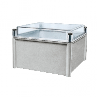 NSYPLS3636G - PLS box polyester rear transparent PC cover IP65 27x36x18cm, Schneider Electric