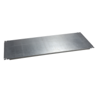 NSYPMP45120 - Plain partial mounting plate for control desk W1200mm - H447xW1105mm, Schneider Electric