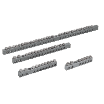 NSYRBL216296M - Earthing strips 2x16 + 29x6mm² . Composition : 10 units, Schneider Electric