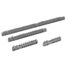 NSYRBL21656M - Earthing strips 2x16 + 5x6mm² . Composition : 10 units, Schneider Electric