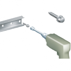 NSYS13M5HS - Self-tapping screw 4.8x13mm + captive washer. Supply: 100 units, Schneider Electric NSYS13M5HS - Self-tapping screw 4.8x13mm + captive washer. Supply: 100 units, Schneider Electric