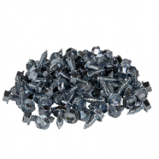 NSYS16M6HS - Self-tapping screw 6.3x16mm + captive washer. Supply: 100 units, Schneider Electric NSYS16M6HS - Self-tapping screw 6.3x16mm + captive washer. Supply: 100 units, Schneider Electric