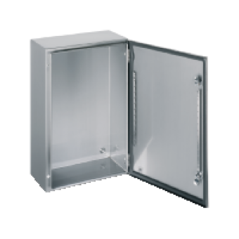 NSYS3X4315H - SPACIAL S3X stainless 316L Scotch Brite® finish H400xW300xD150 mm., Schneider Electric